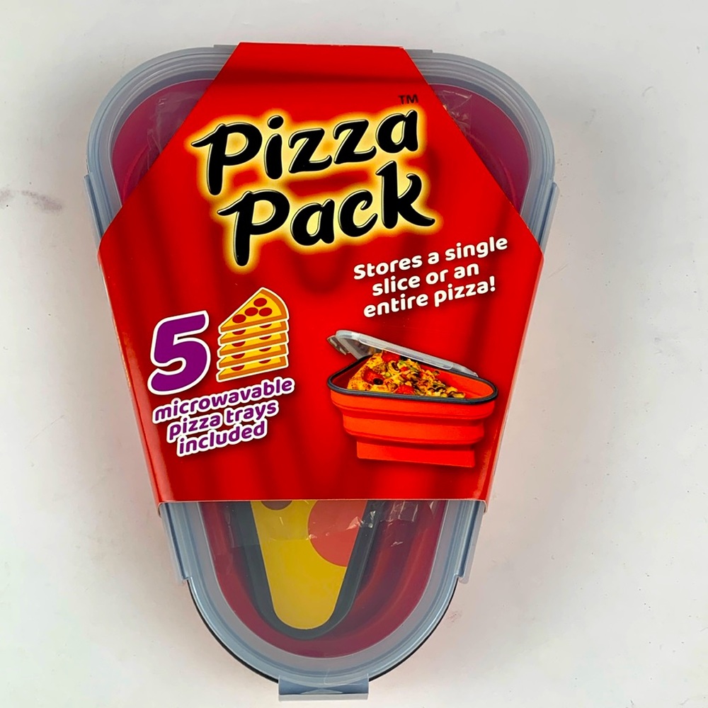 Pizza pack with 5 microwavable pizza trays